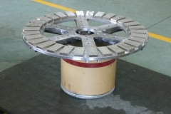NdFeB Magnetblöcke auf einer Trägerplatte